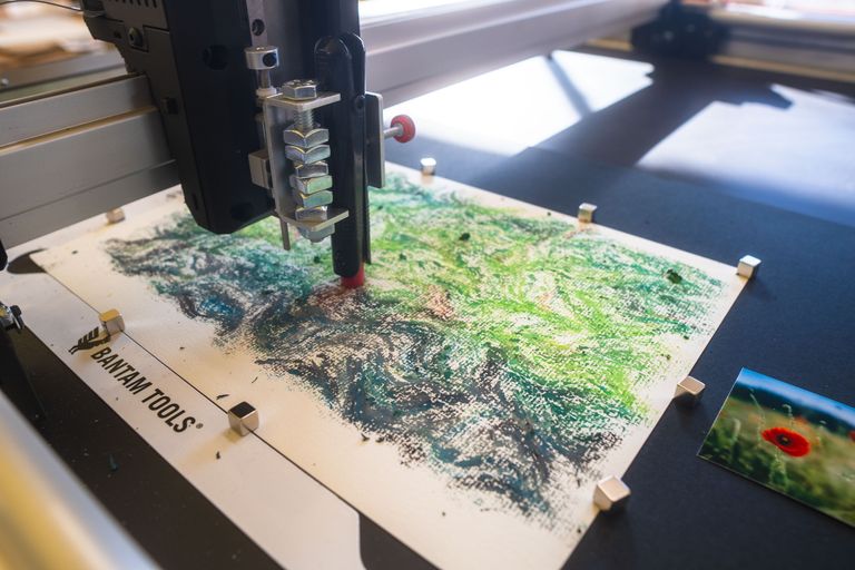 Artwork from project Oil Pastels Machine